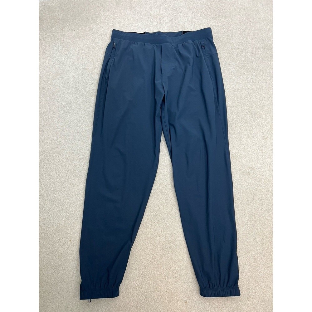 Lululemon Surge Jogger Mens XL Blue Ankle Zip Run Running Pants Athleisure Gym